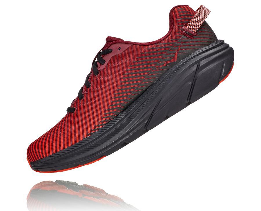 Hoka One One Mens Running Shoes - Rincon 2 - Red - TIAP71453